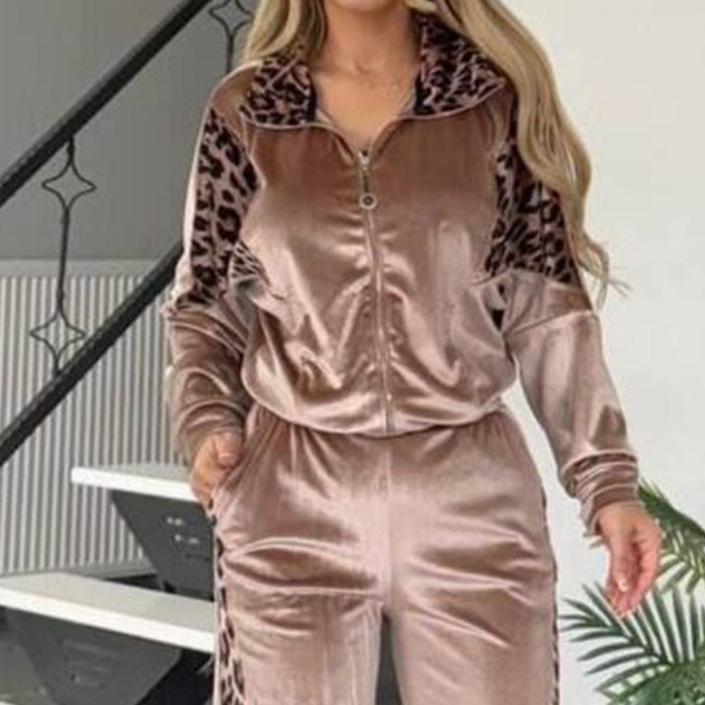 Fast Lane Leopard Set - Camel - Picture 7 of 10